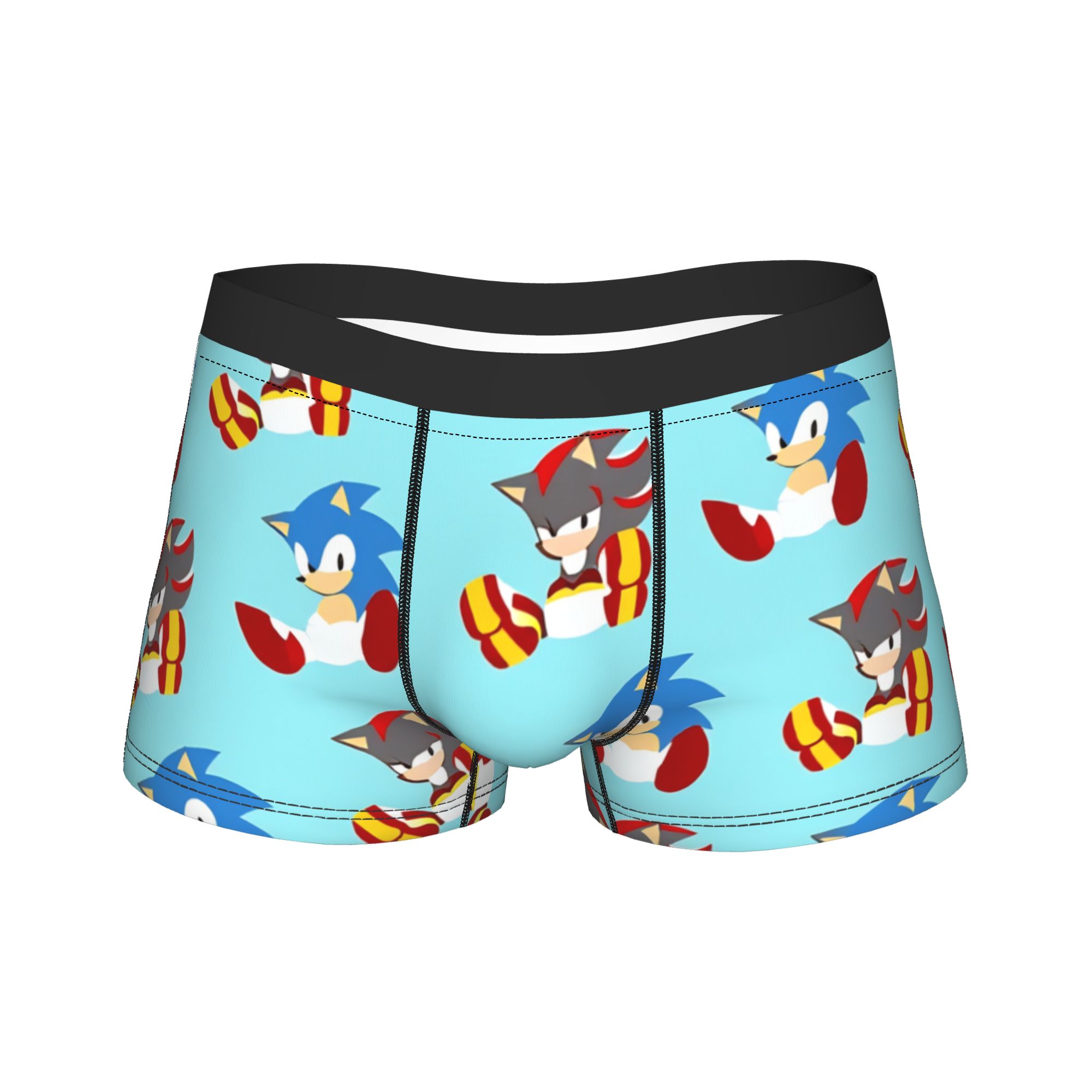 Boxer Shorts Modal - Cartoon Hedgehog S-Sonicsss Trunk 3D Pouch