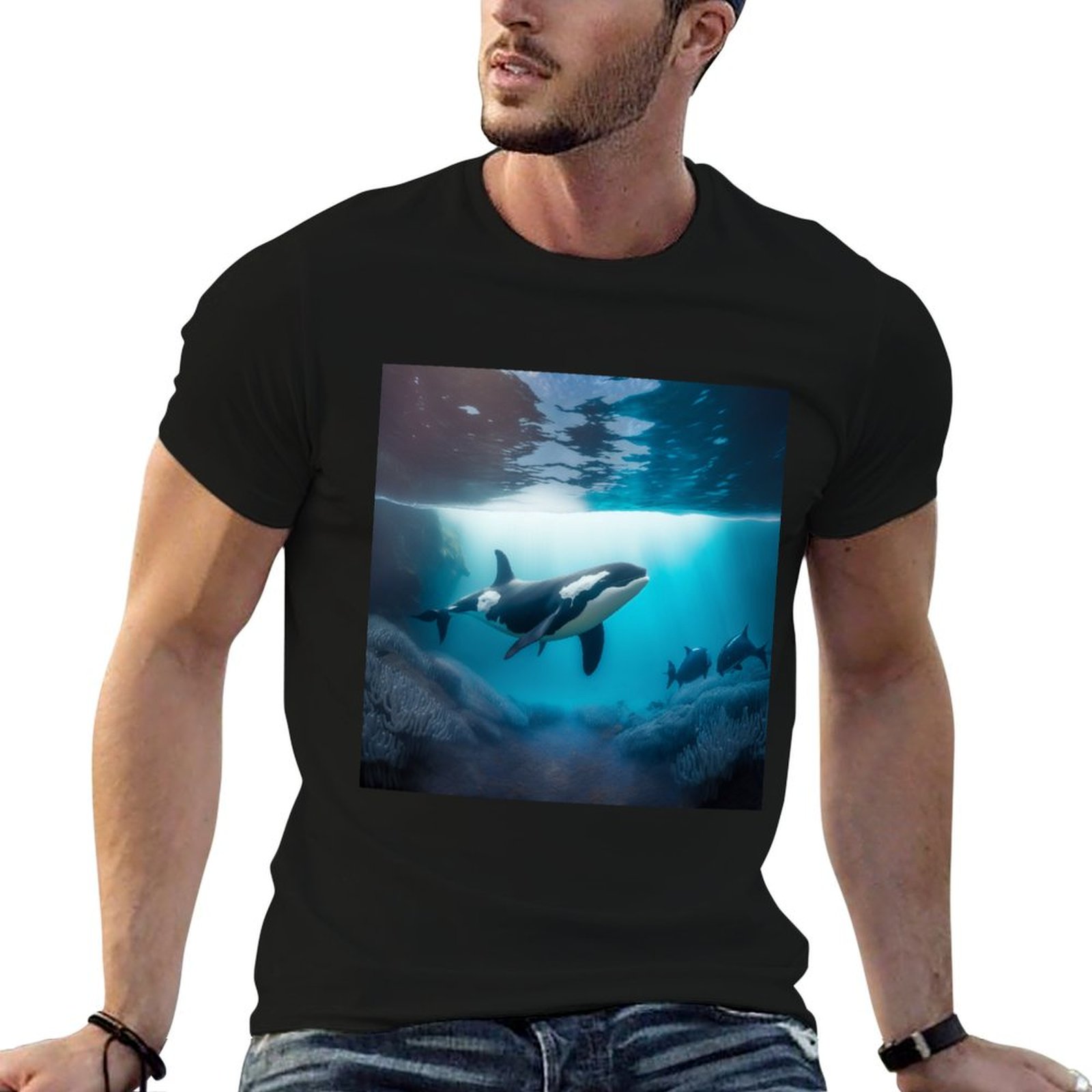 Under Sea Orca T-Shirt Minimal - Undershirt Crew Neck recensione e prezzo