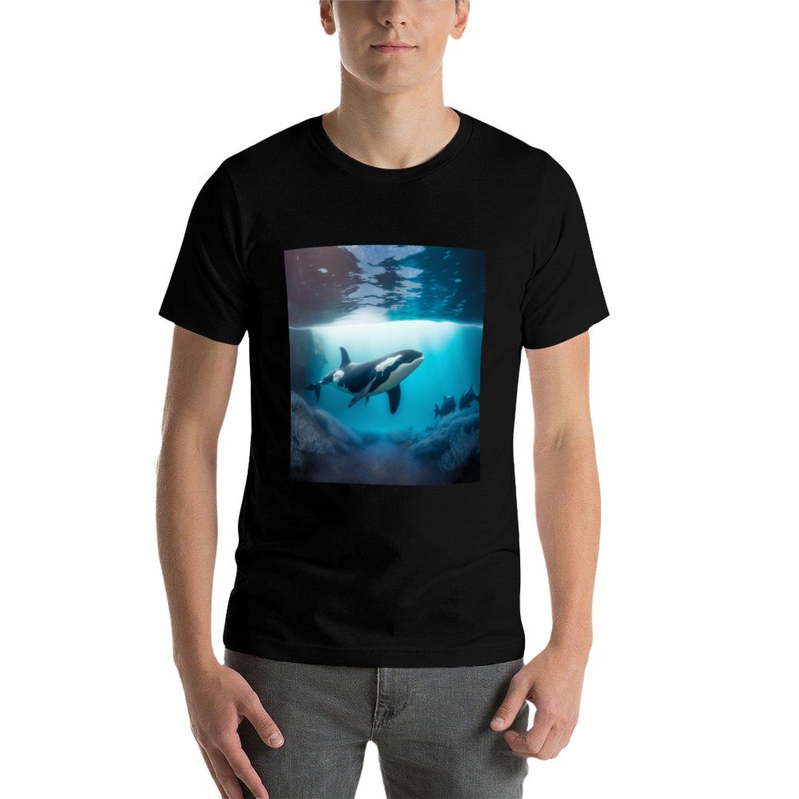 Under Sea Orca T-Shirt Minimal - Undershirt Crew Neck recensione e prezzo