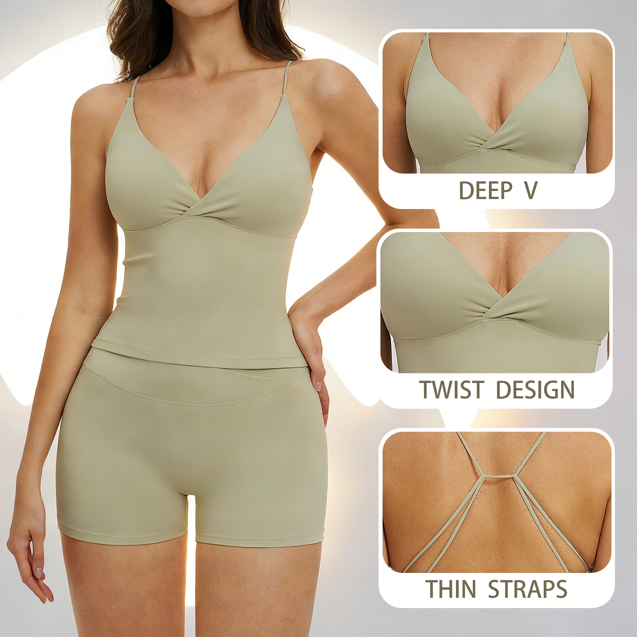 Yoga Tank Top with Pads Backle - Suspender Tank Top recensione e prezzo