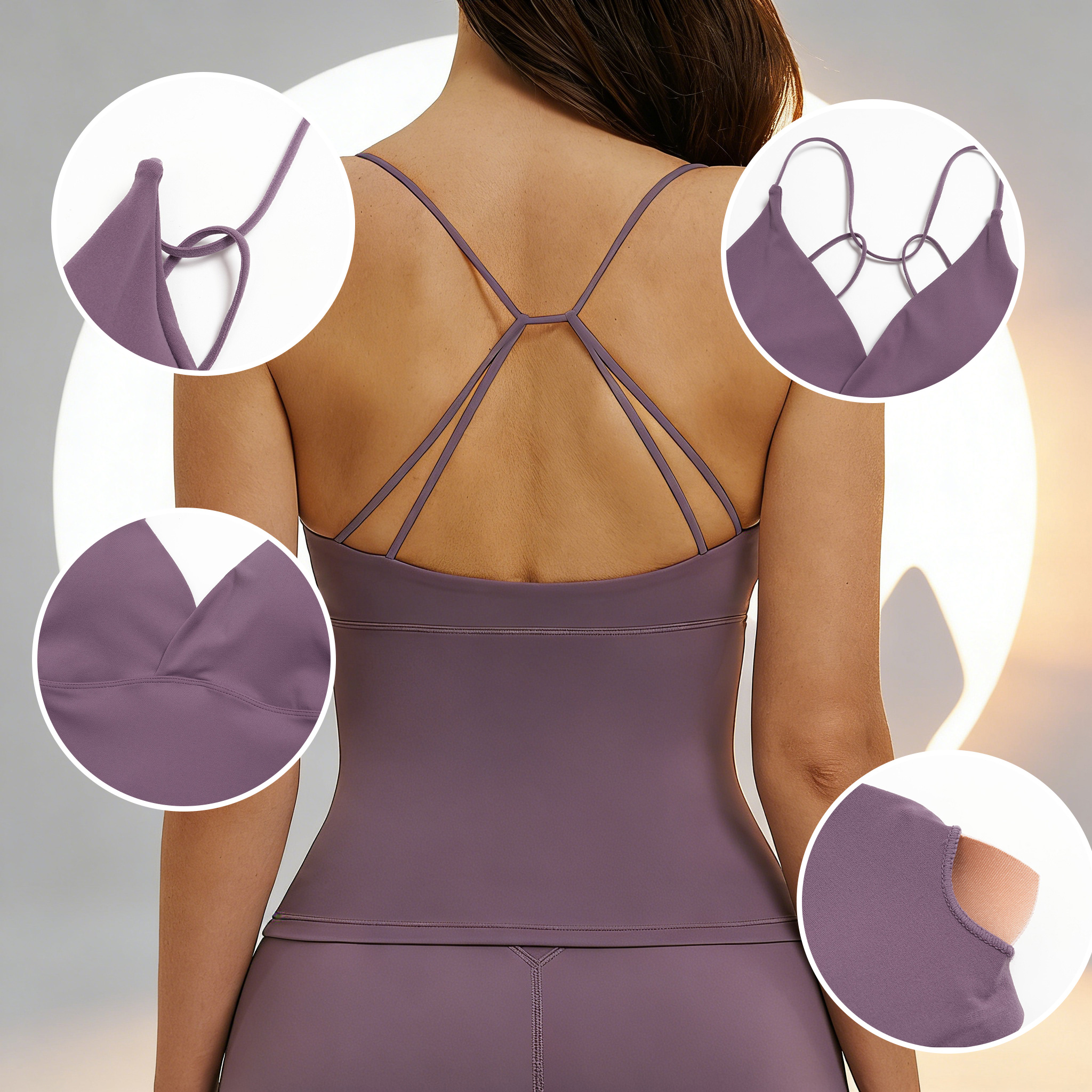 Yoga Tank Top with Pads Backle - Suspender Tank Top recensione e prezzo