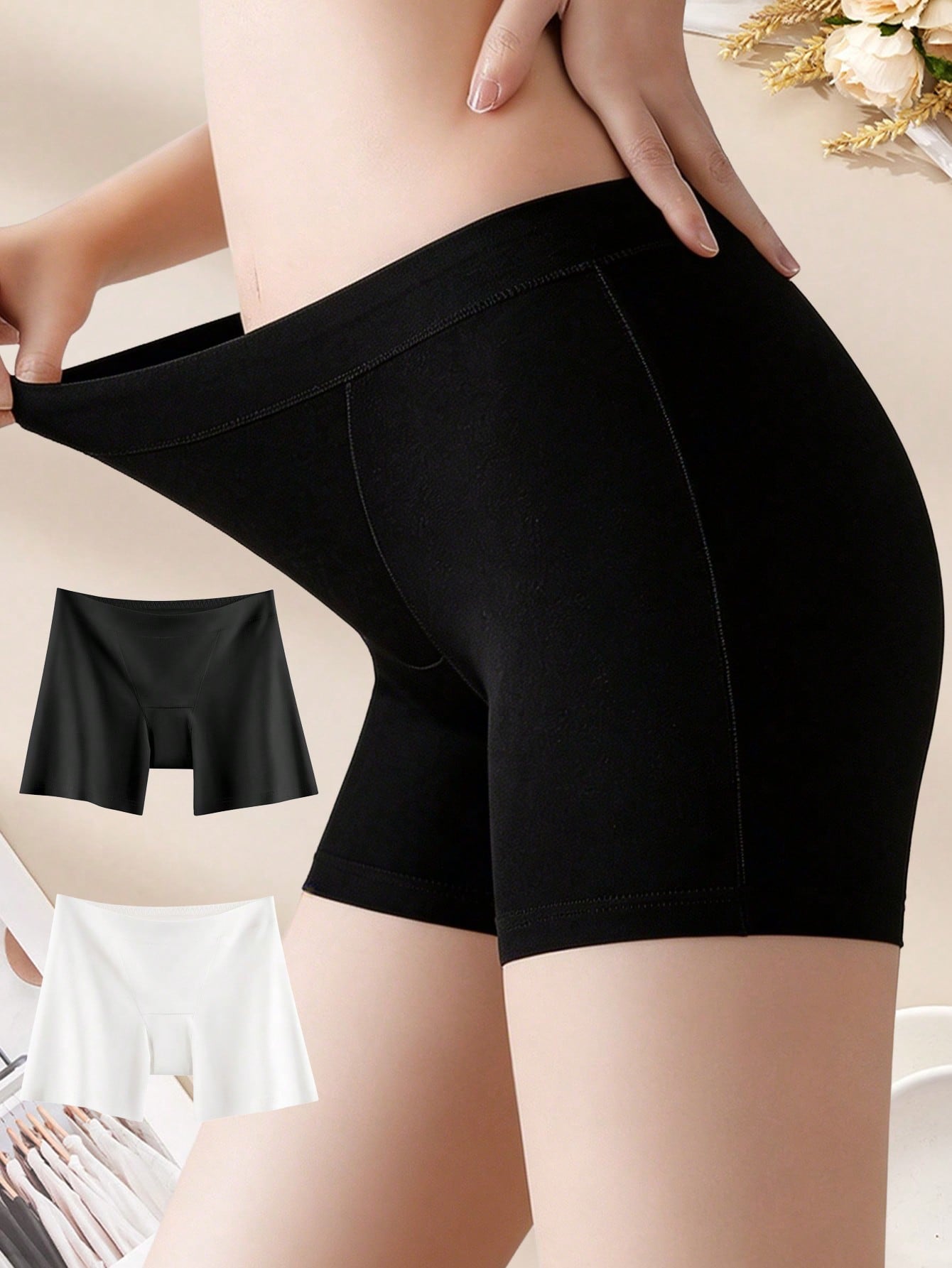 2PCS Cotton Safety Women's Sho - Boxer Brief Pack Cotton recensione e prezzo
