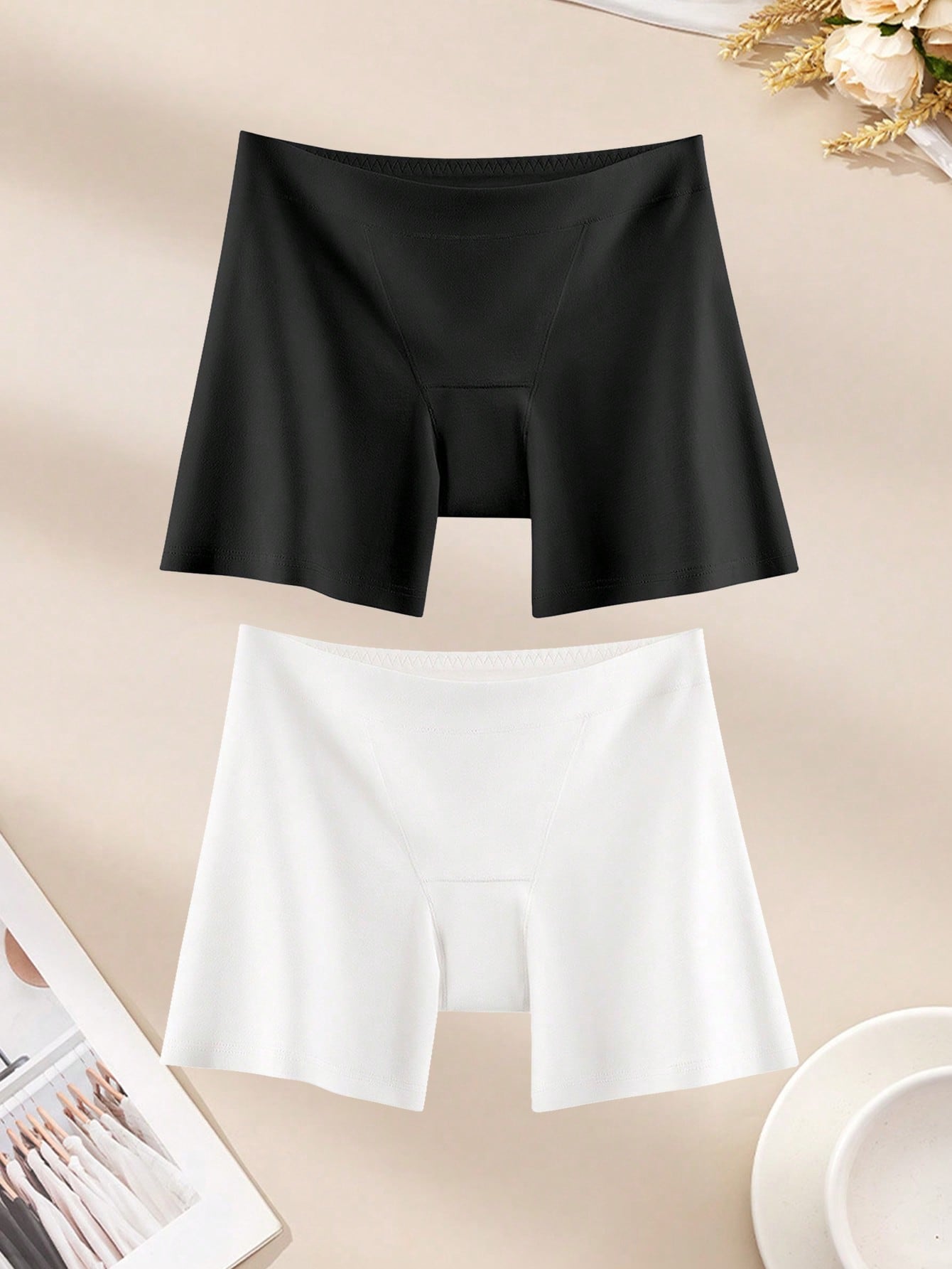 2PCS Cotton Safety Women's Sho - Boxer Brief Pack Cotton recensione e prezzo
