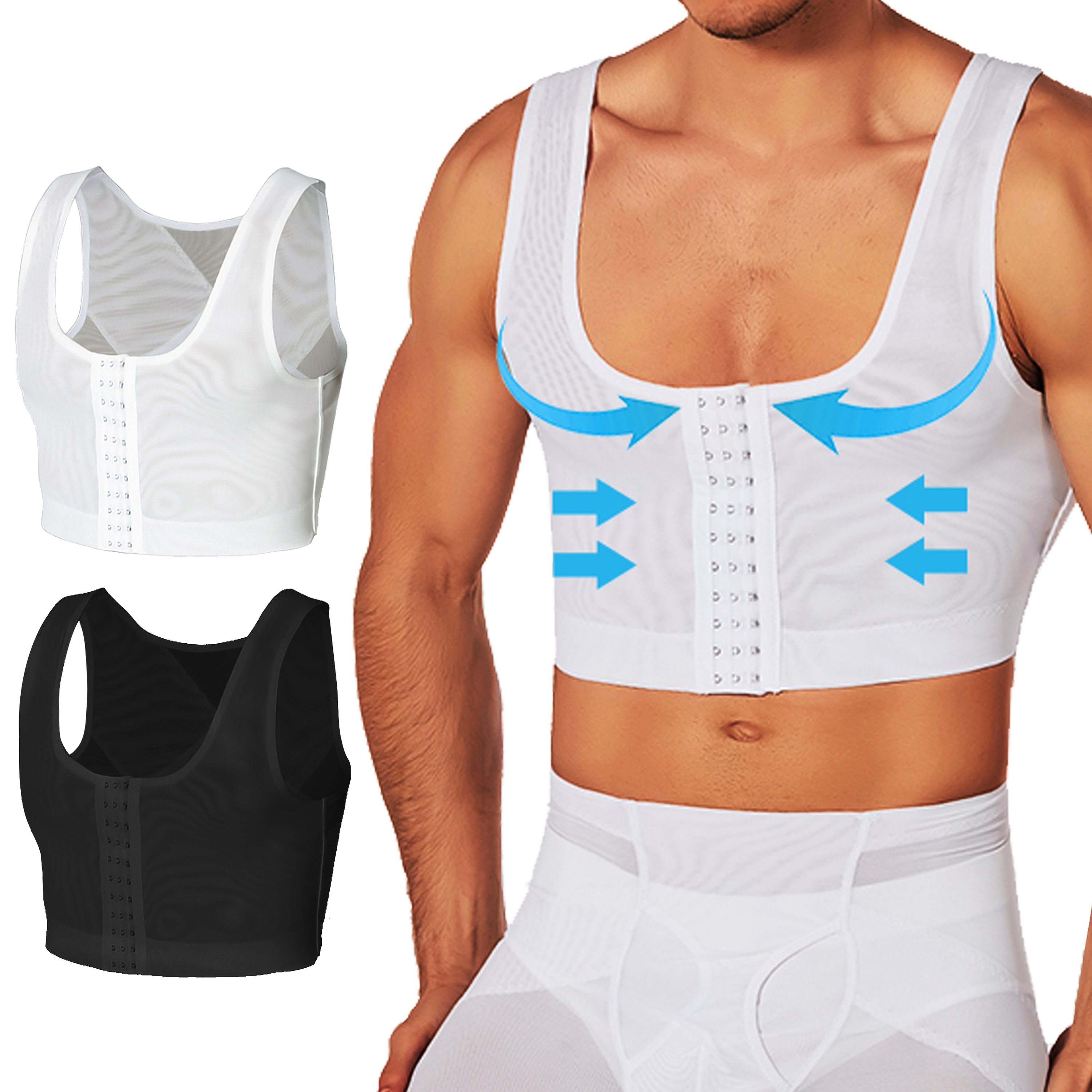 Men's Compression Corset Vest  - Sleeveless Undershirt recensione e prezzo