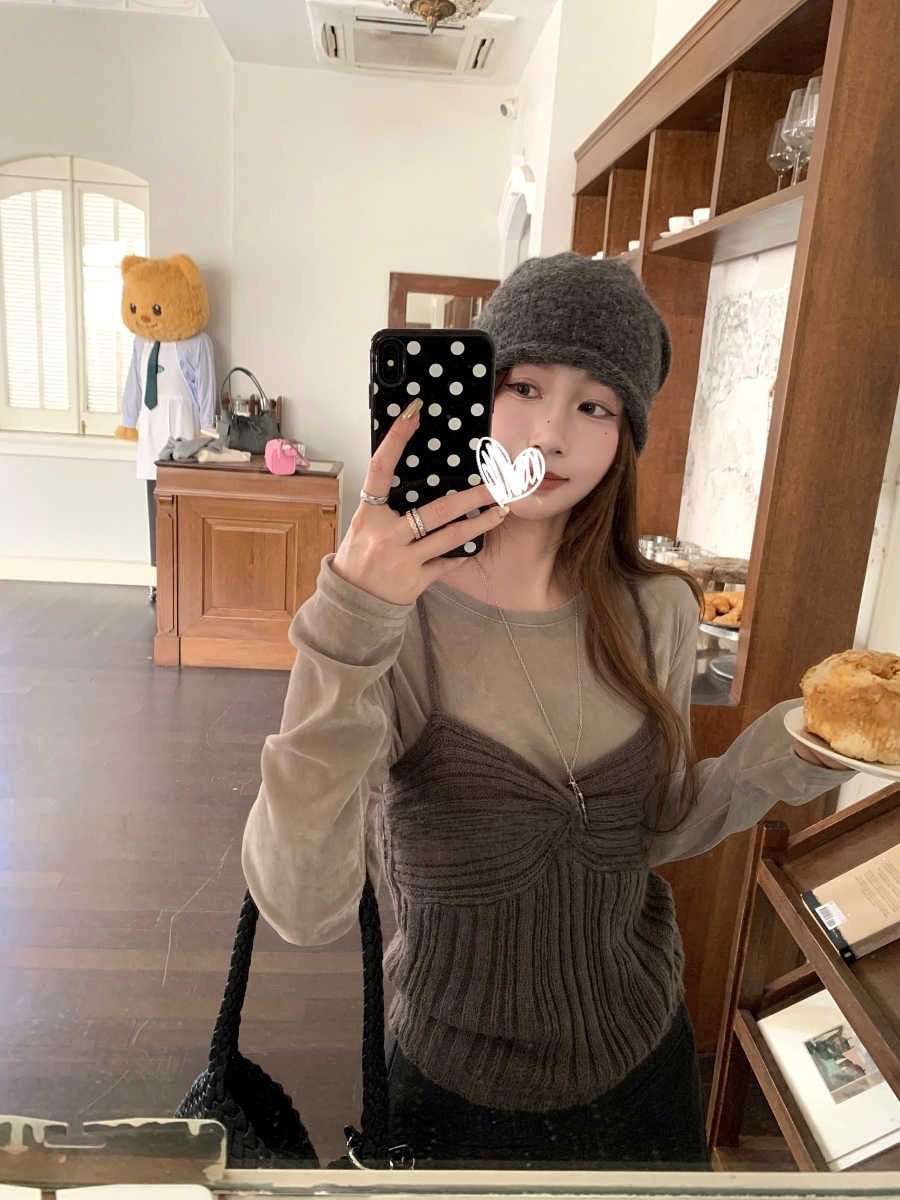 Korean Ambient Knitted Long Sv - Base Layer Top recensione e prezzo