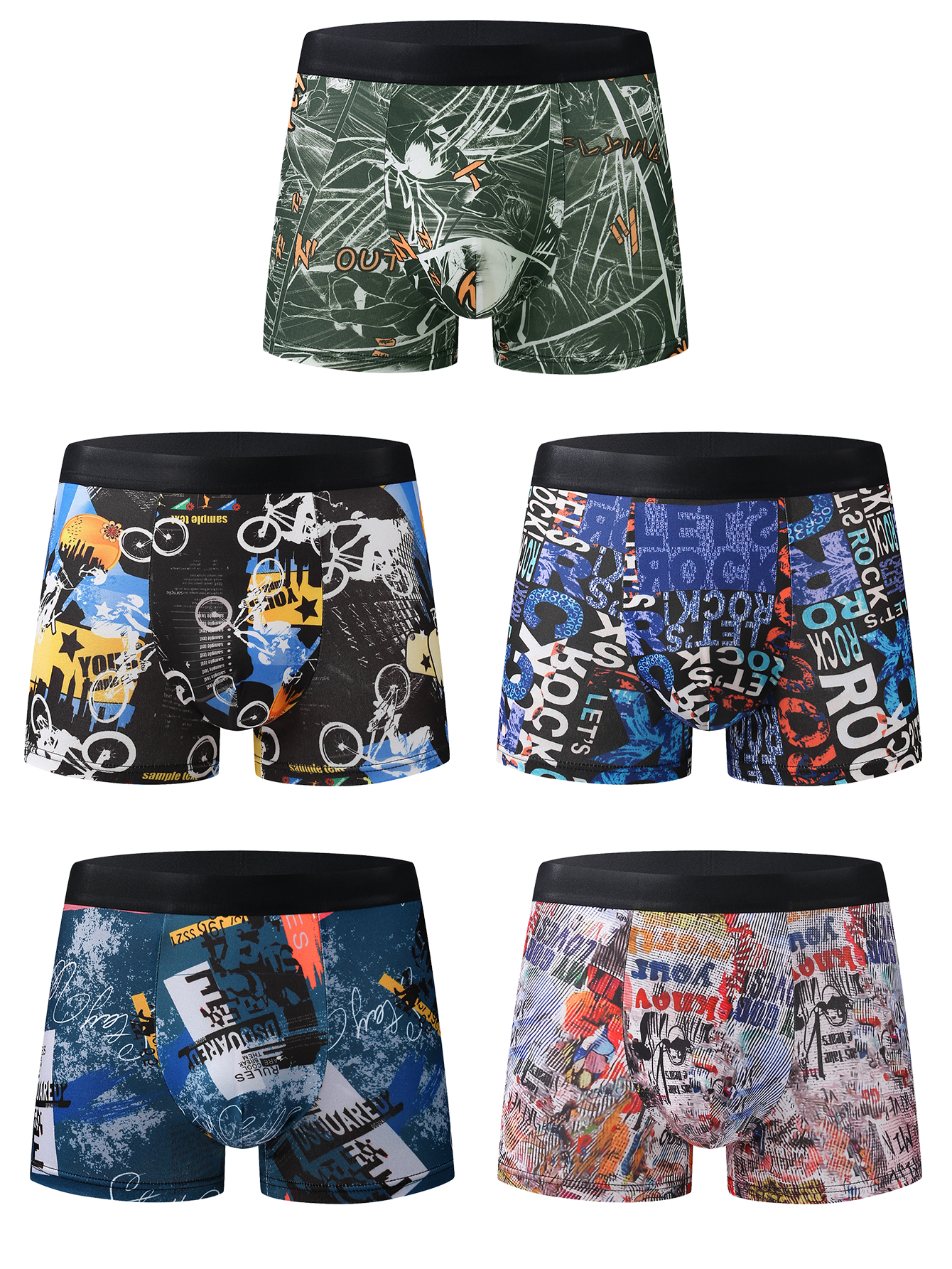 10-Pack Fashionable Men's Boxe - Multi Pack Underwear recensione e prezzo