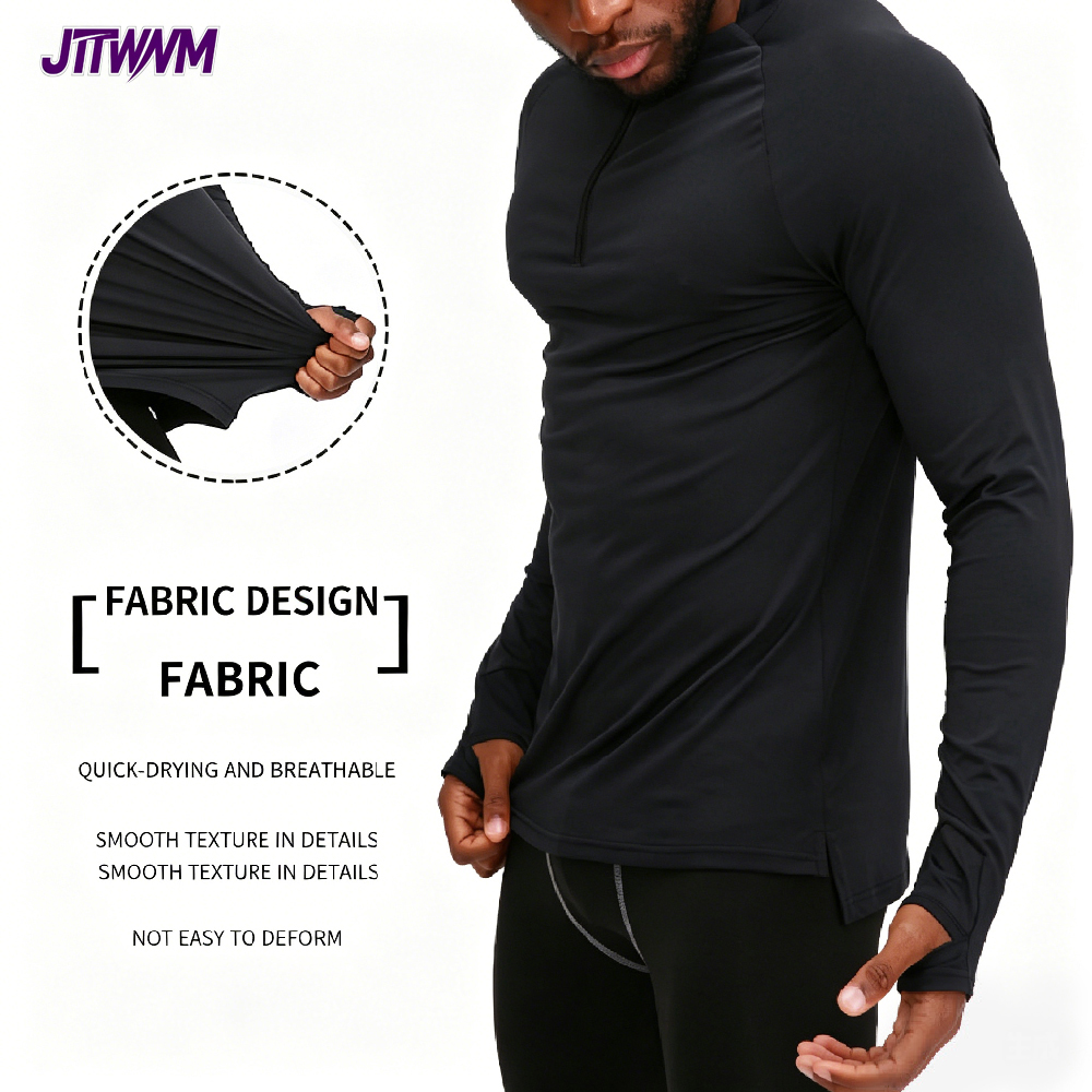 1PCS Dry Fit 1/4 Zip Up Compre - Base Layer Top recensione e prezzo