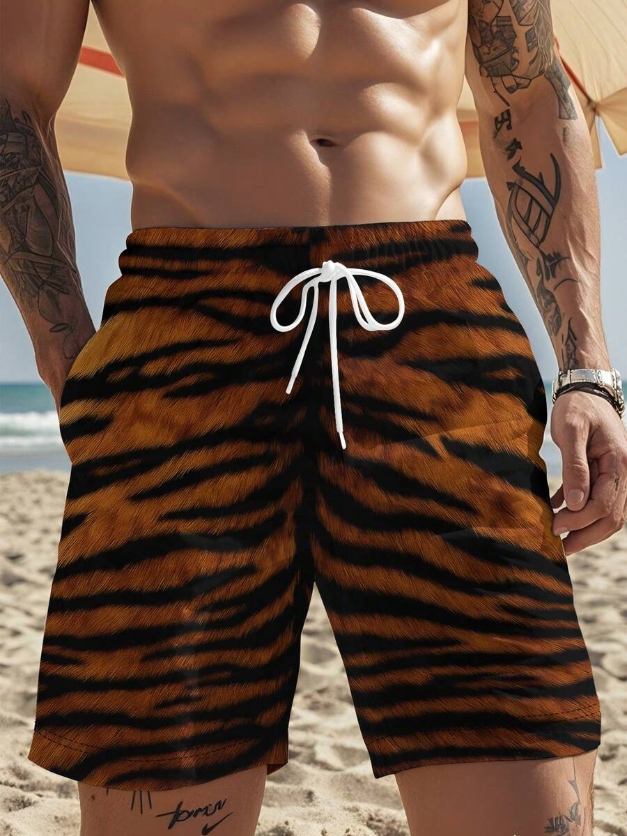 Mens Bold Tiger Stripe Swim Tr - Trunk Breathable Men recensione e prezzo