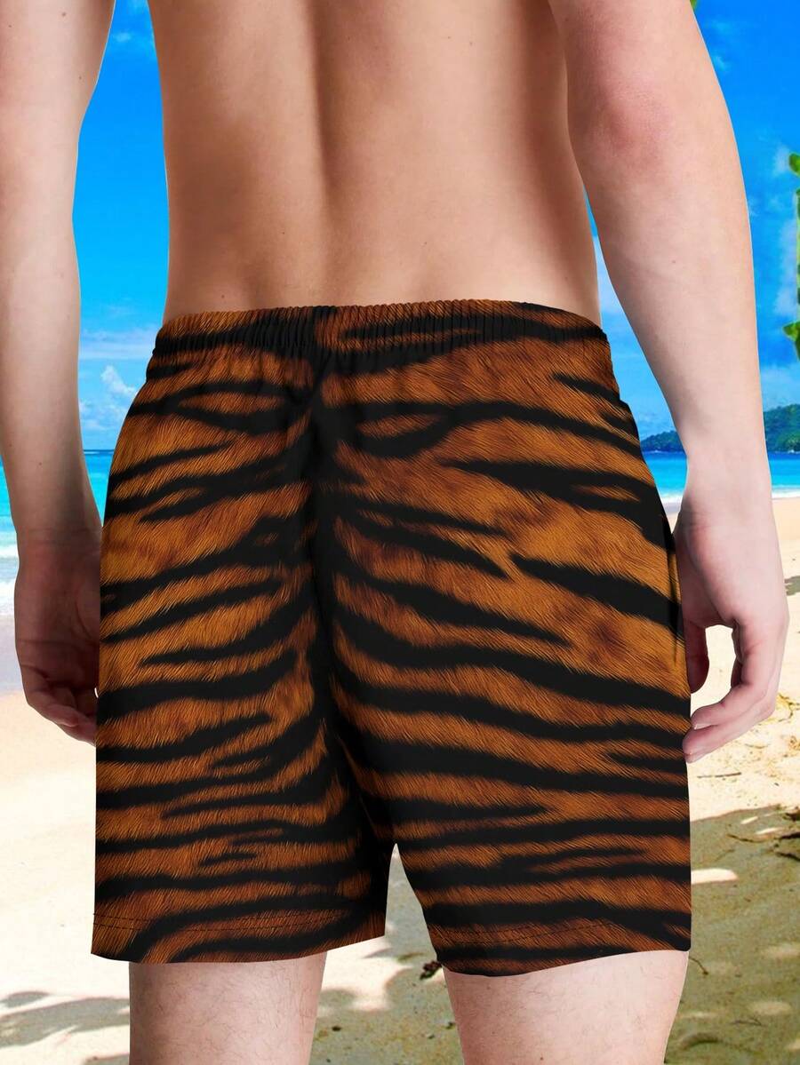 Mens Bold Tiger Stripe Swim Tr - Trunk Breathable Men recensione e prezzo