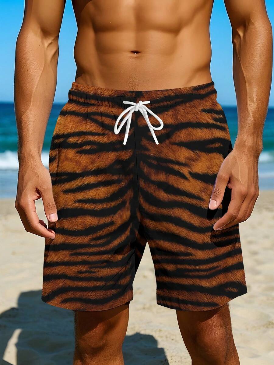 Mens Bold Tiger Stripe Swim Tr - Trunk Breathable Men recensione e prezzo