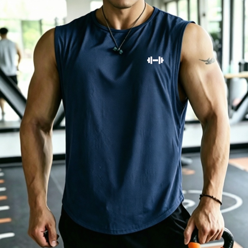 2026 Men mesh Quick Dry Tank T - Undershirt Crew Neck recensione e prezzo