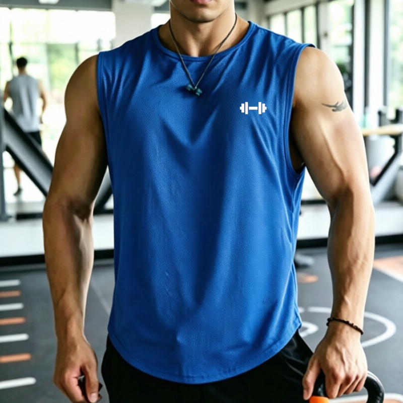 2026 Men mesh Quick Dry Tank T - Undershirt Crew Neck recensione e prezzo