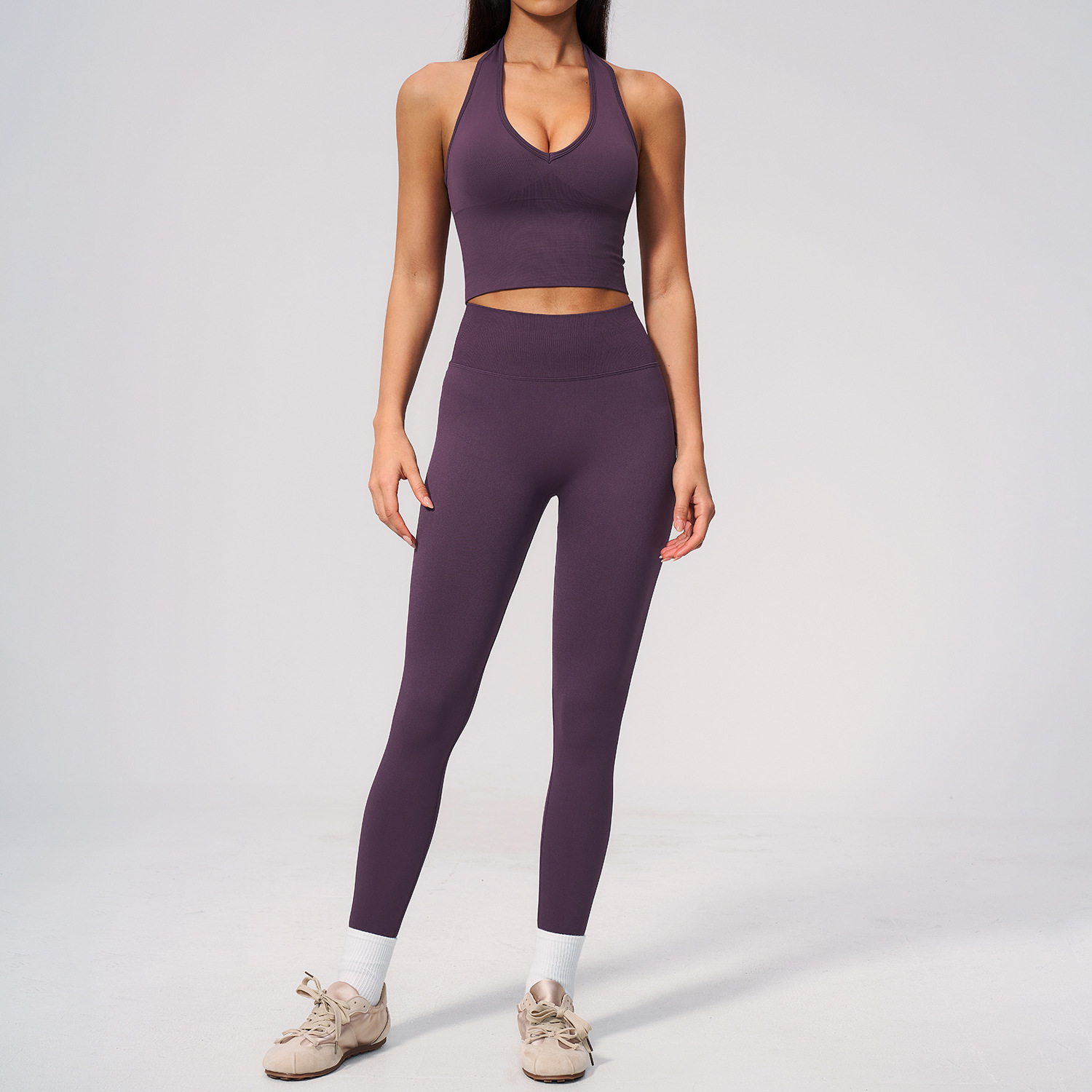 Seamless Yoga Suit 2PCS Women  - Compression Shorts Athletes recensione e prezzo