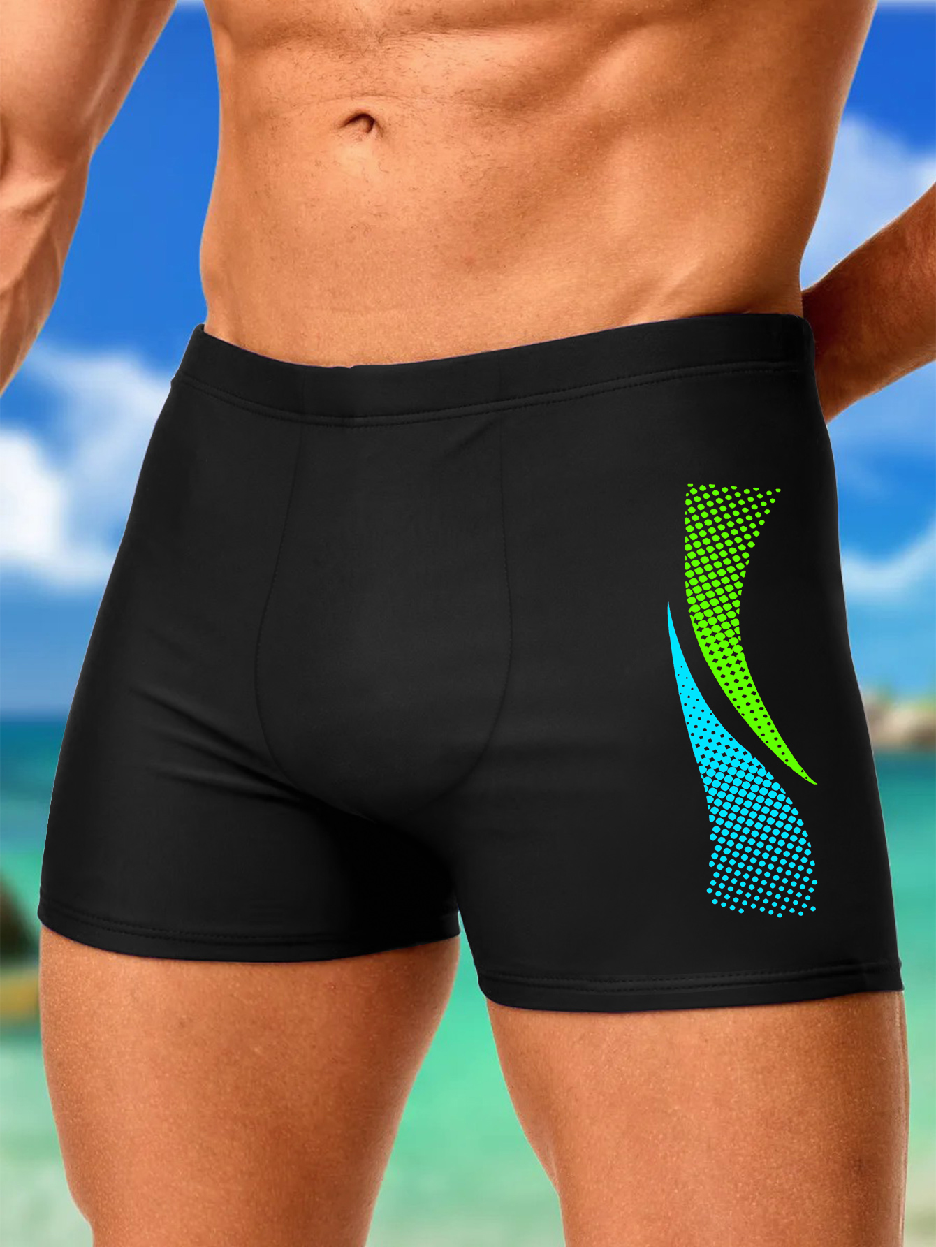 2pcs Men Swimwears with Sport  - Boxer Shorts Modal recensione e prezzo