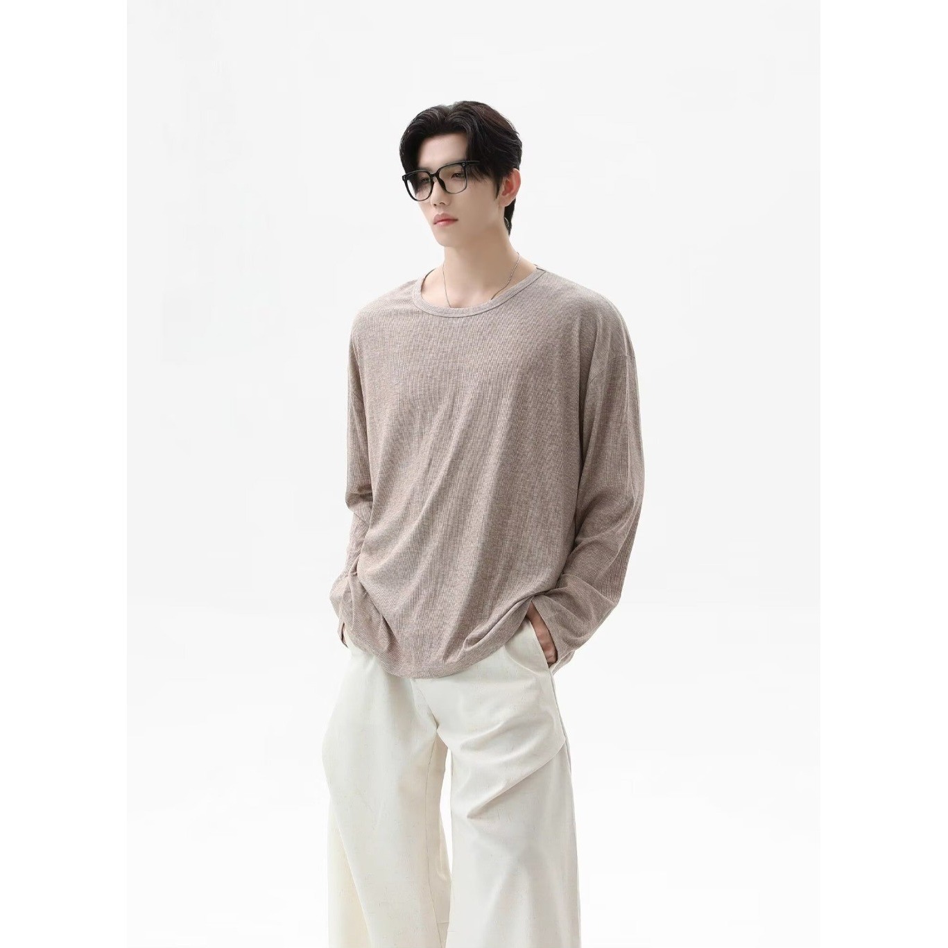 2026 Autumn New Texture Long S - Undershirt Crew Neck recensione e prezzo