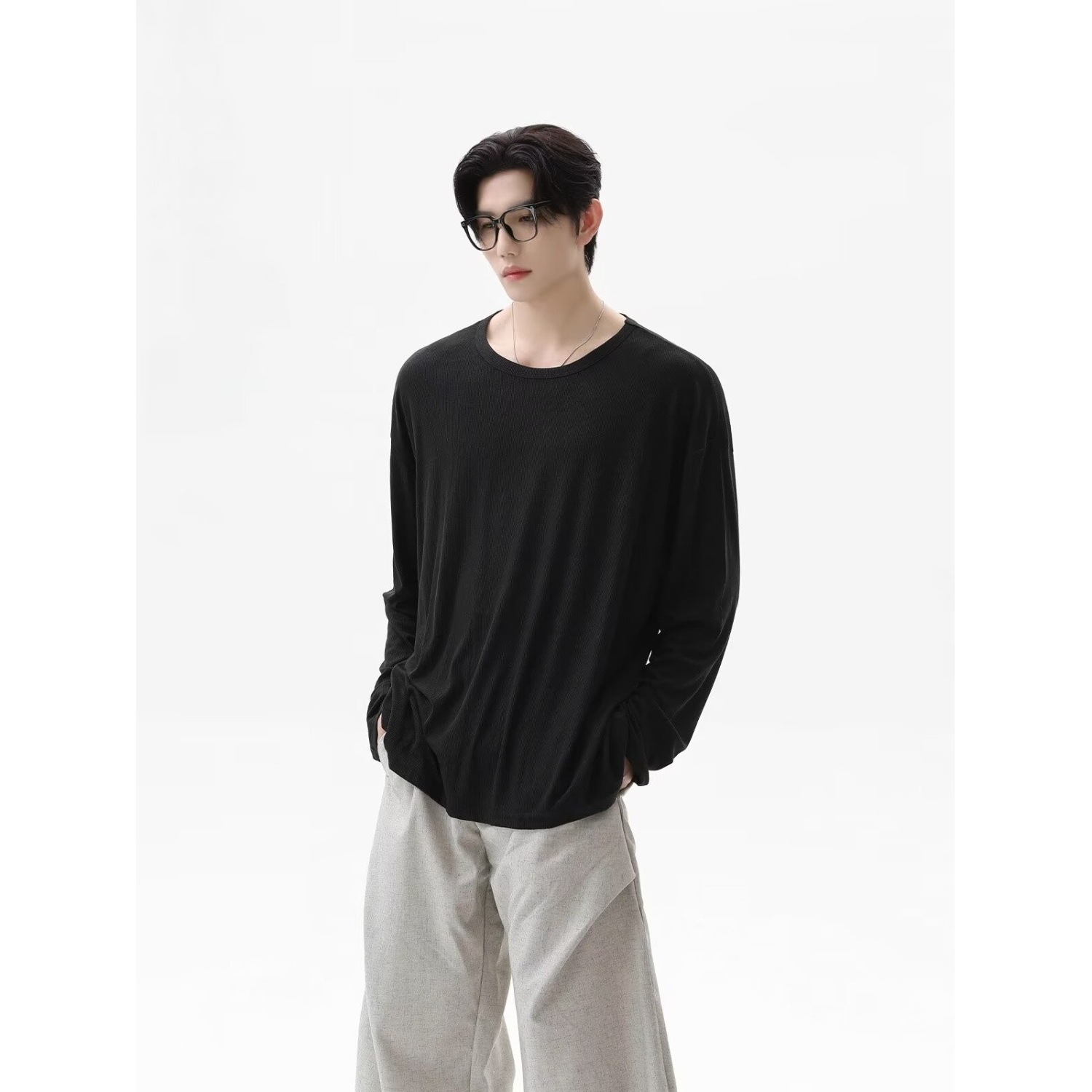 2026 Autumn New Texture Long S - Undershirt Crew Neck recensione e prezzo