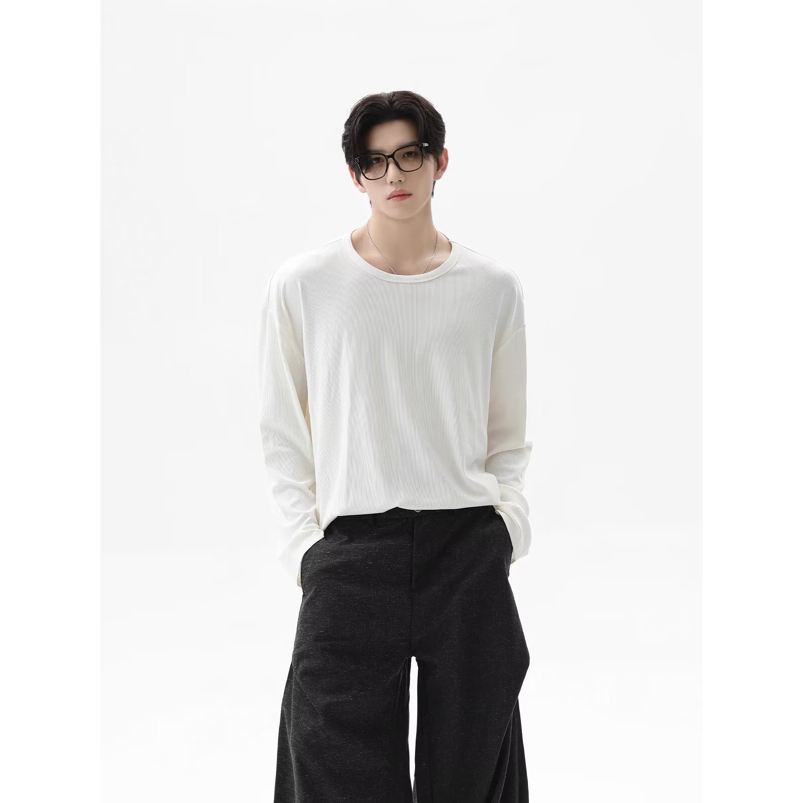 2026 Autumn New Texture Long S - Undershirt Crew Neck recensione e prezzo