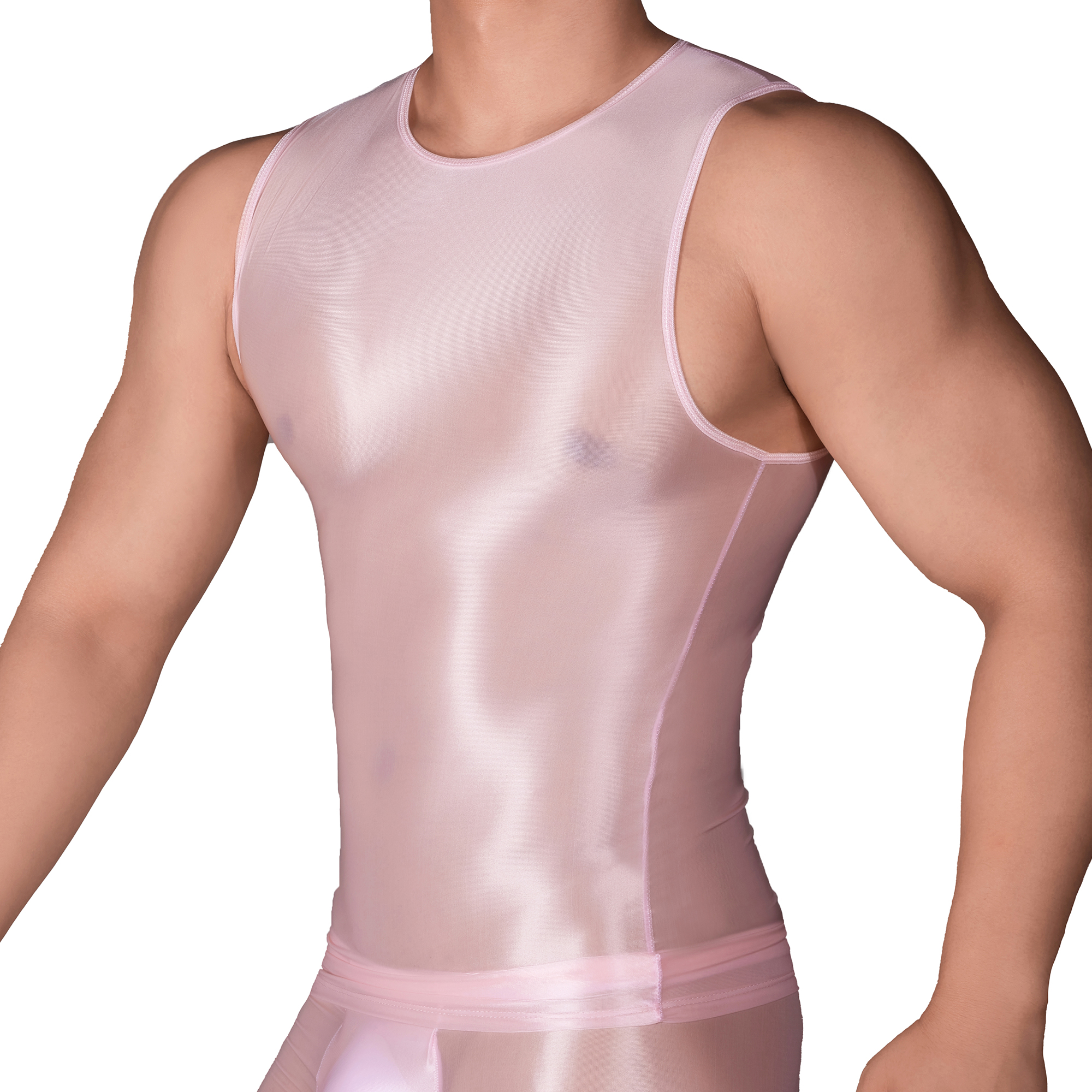 Solid Color Men's Slim Smooth  - Sleeveless Undershirt recensione e prezzo