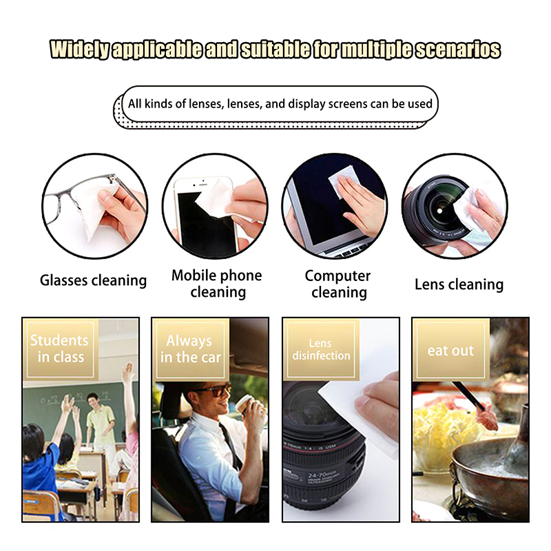 100pcs Disposable Lens Cleanin - Bamboo Fiber Trunk recensione e prezzo