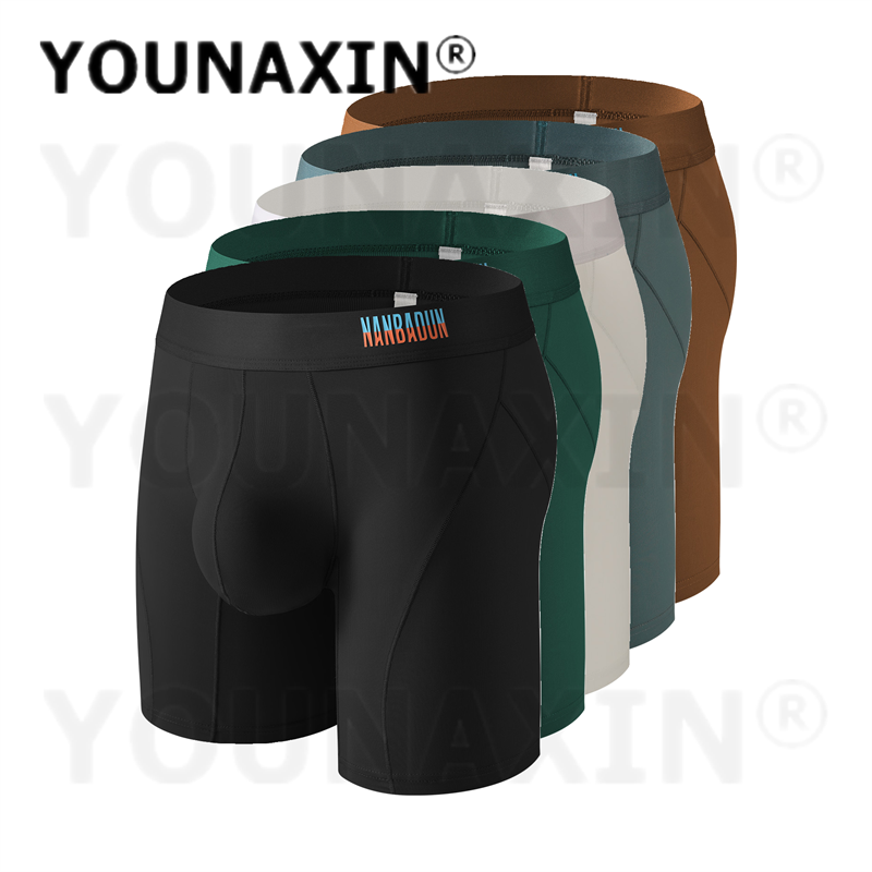 5 Pieces Men's Extended Leg Bo - Long Leg Trunk Men recensione e prezzo