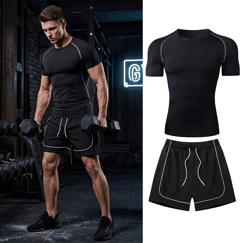 Men's Workout Running Gear 2 P - Compression Shorts Athletes recensione e prezzo