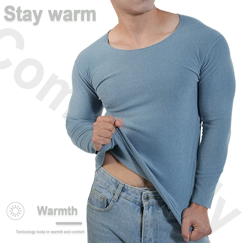 Men Thermal Underwear Long Sle - Undershirt Crew Neck recensione e prezzo