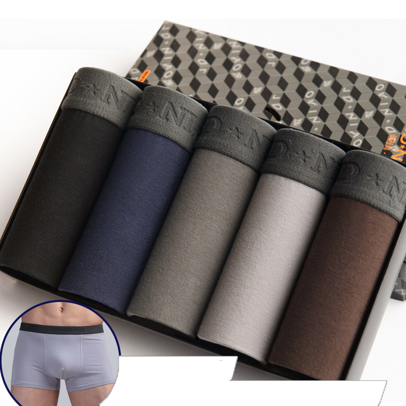 5Pcs/lot Men Underwear Cotton  - Boxer Brief Pack Cotton recensione e prezzo