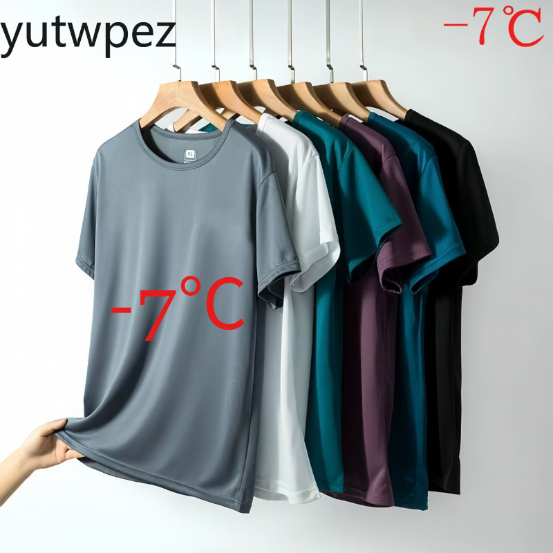 Summer Ice Silk Men T Shirt Sh - T Shirt Tight Fit recensione e prezzo