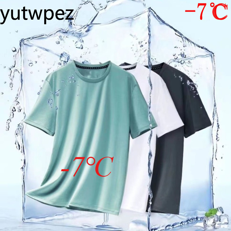 Summer Ice Silk Men T Shirt Sh - T Shirt Tight Fit recensione e prezzo