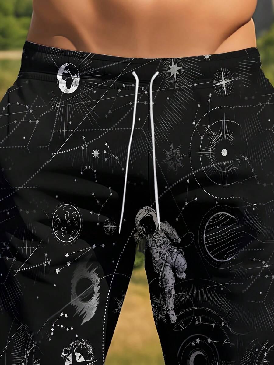 Mens 3D Space Astronaut Print  - Trunk Breathable Men recensione e prezzo