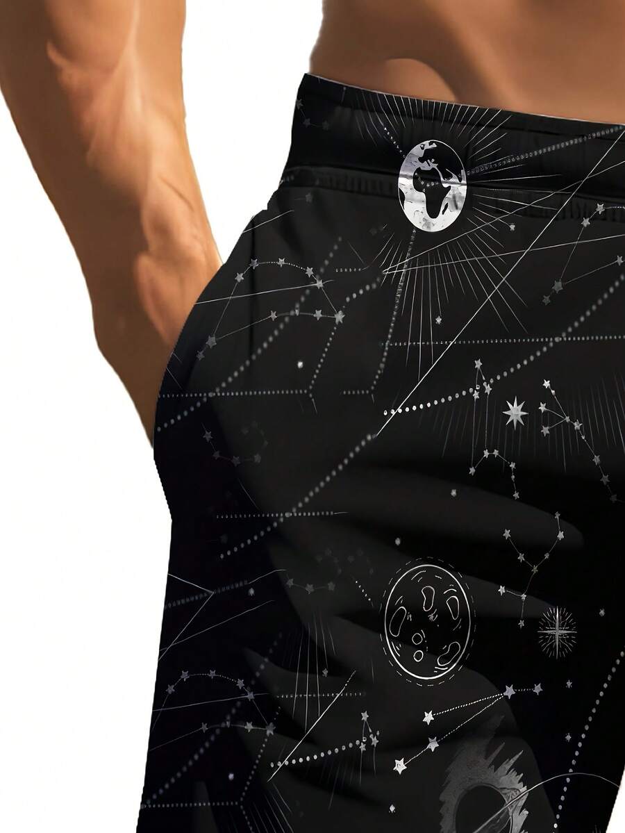 Mens 3D Space Astronaut Print  - Trunk Breathable Men recensione e prezzo