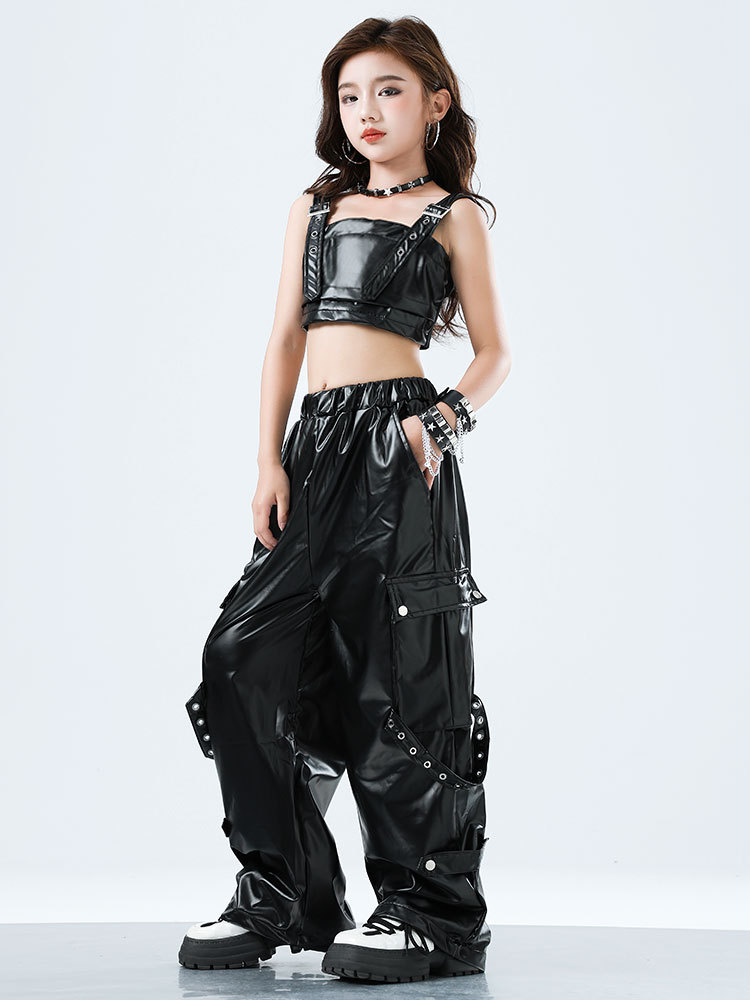 Kid Kpop Hip Hop Clothing Blac - Suspender Tank Top recensione e prezzo
