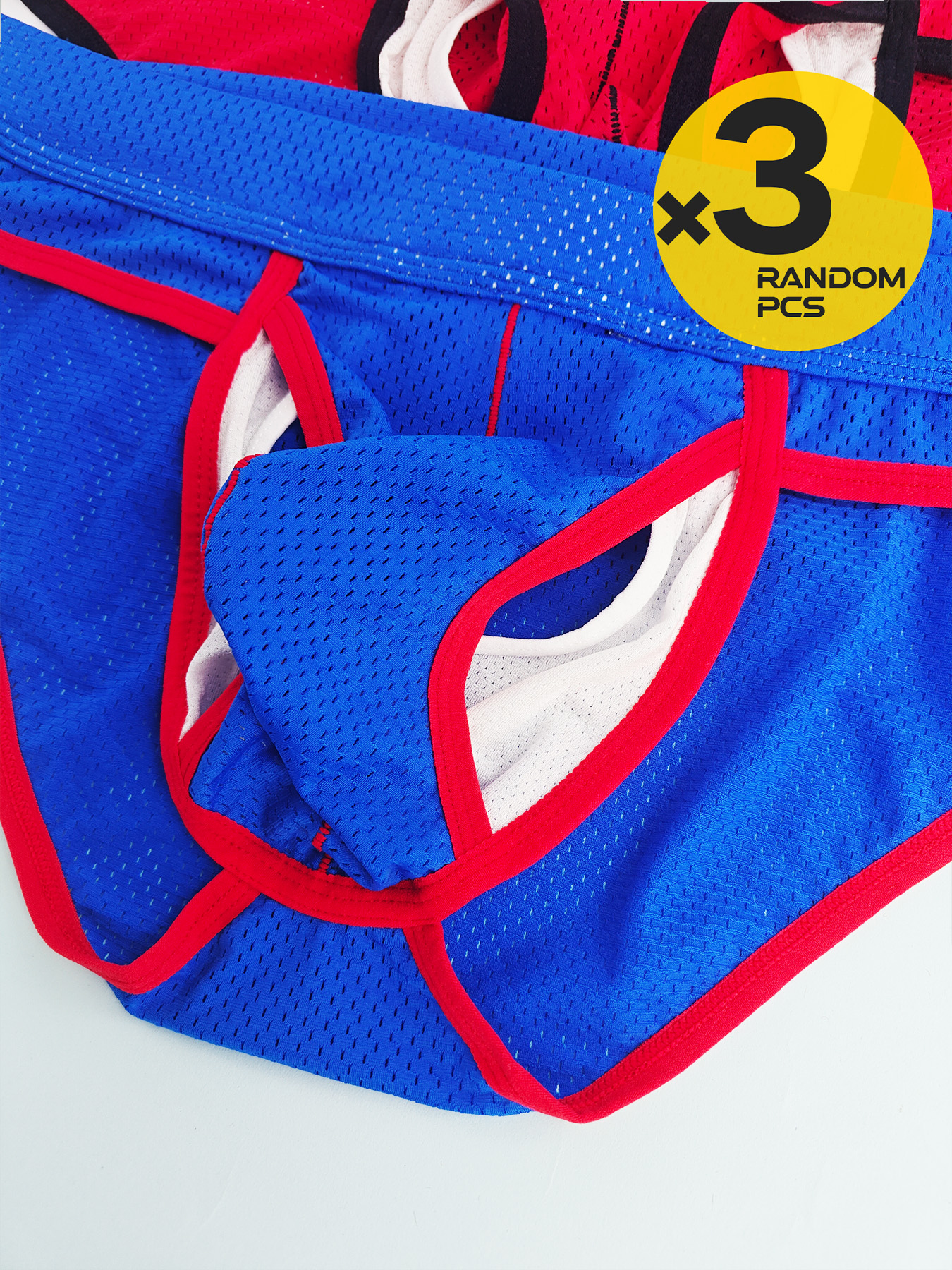 3Pcs Men Mesh Boxer Briefs Con - Mesh Sport Boxer recensione e prezzo