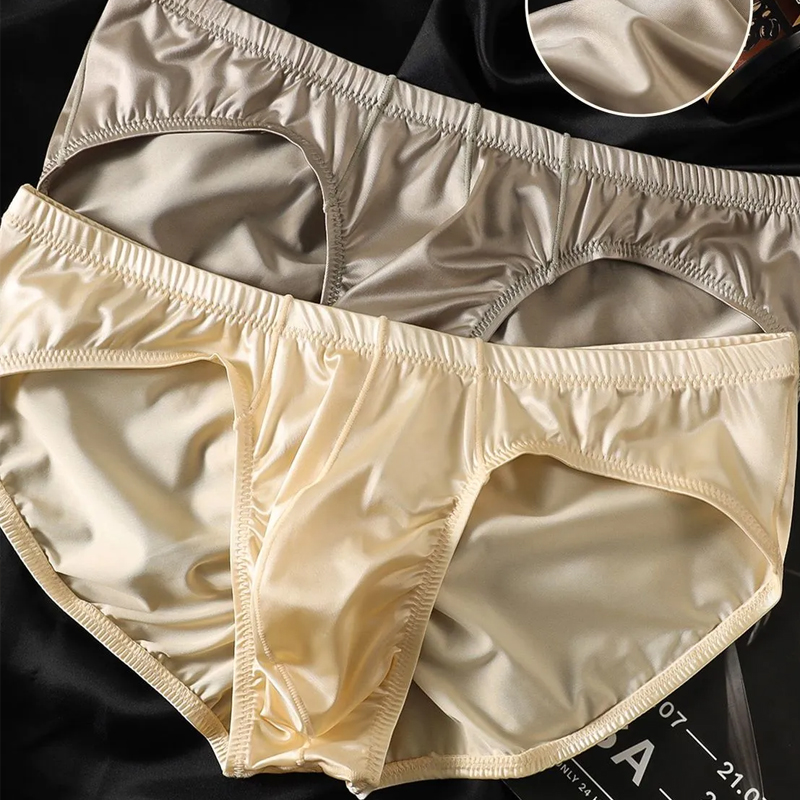 4pcs Mens Briefs Shinny Satin  - Pouch Boxer Pouch recensione e prezzo