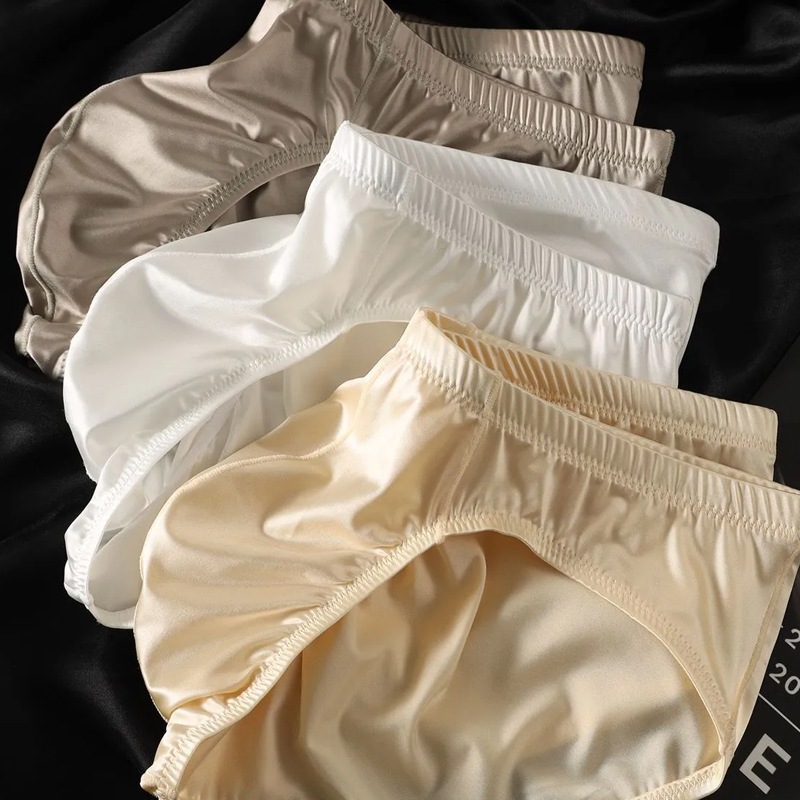 4pcs Mens Briefs Shinny Satin  - Pouch Boxer Pouch recensione e prezzo