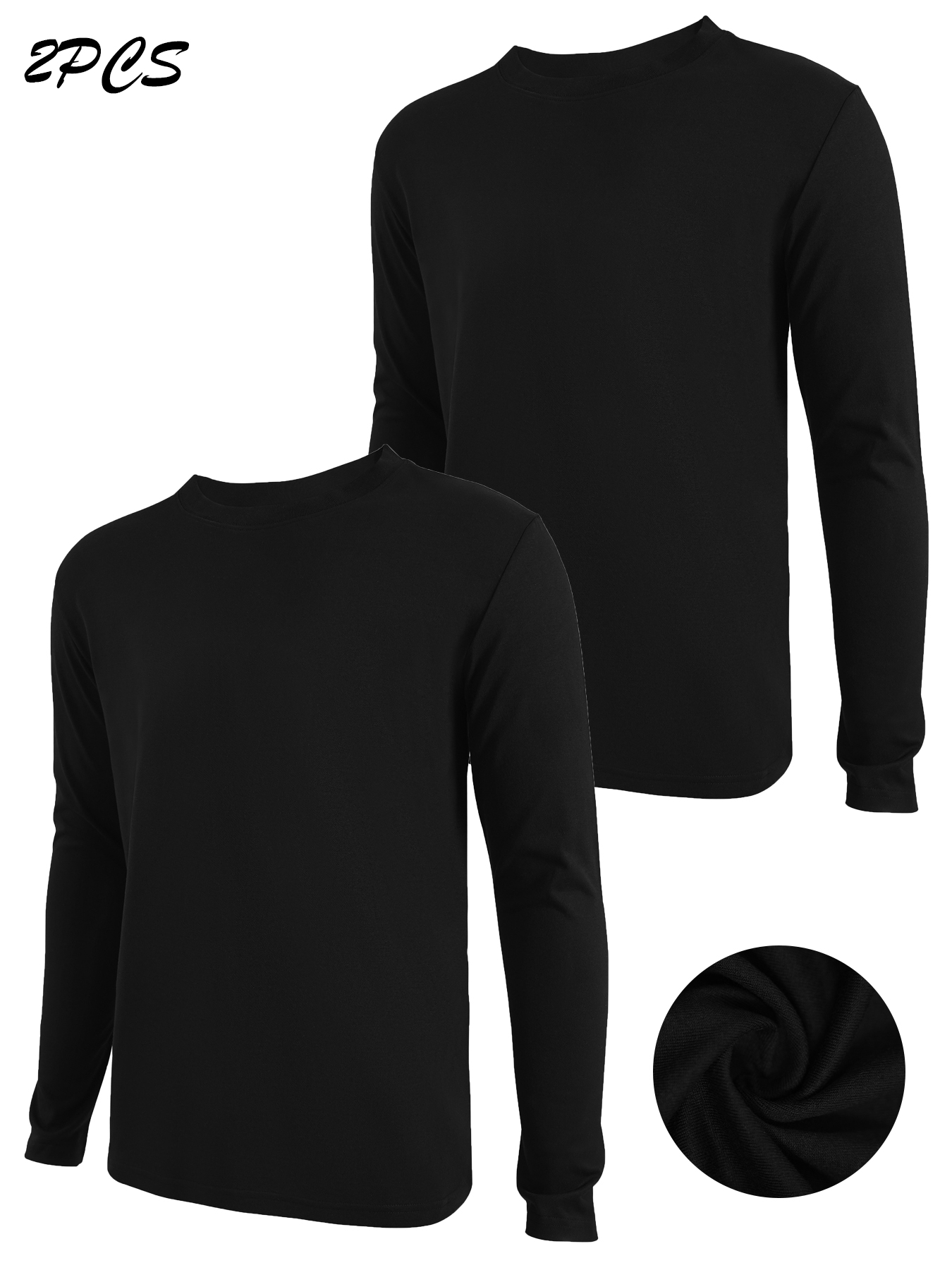 2-Pack Men's Thermal Long Slee - Undershirt Crew Neck recensione e prezzo