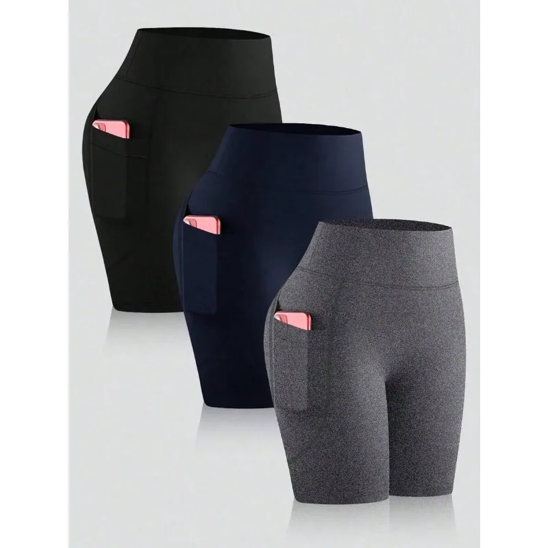High Waist Yoga Shorts 3Pcs Se - Compression Shorts Athletes recensione e prezzo